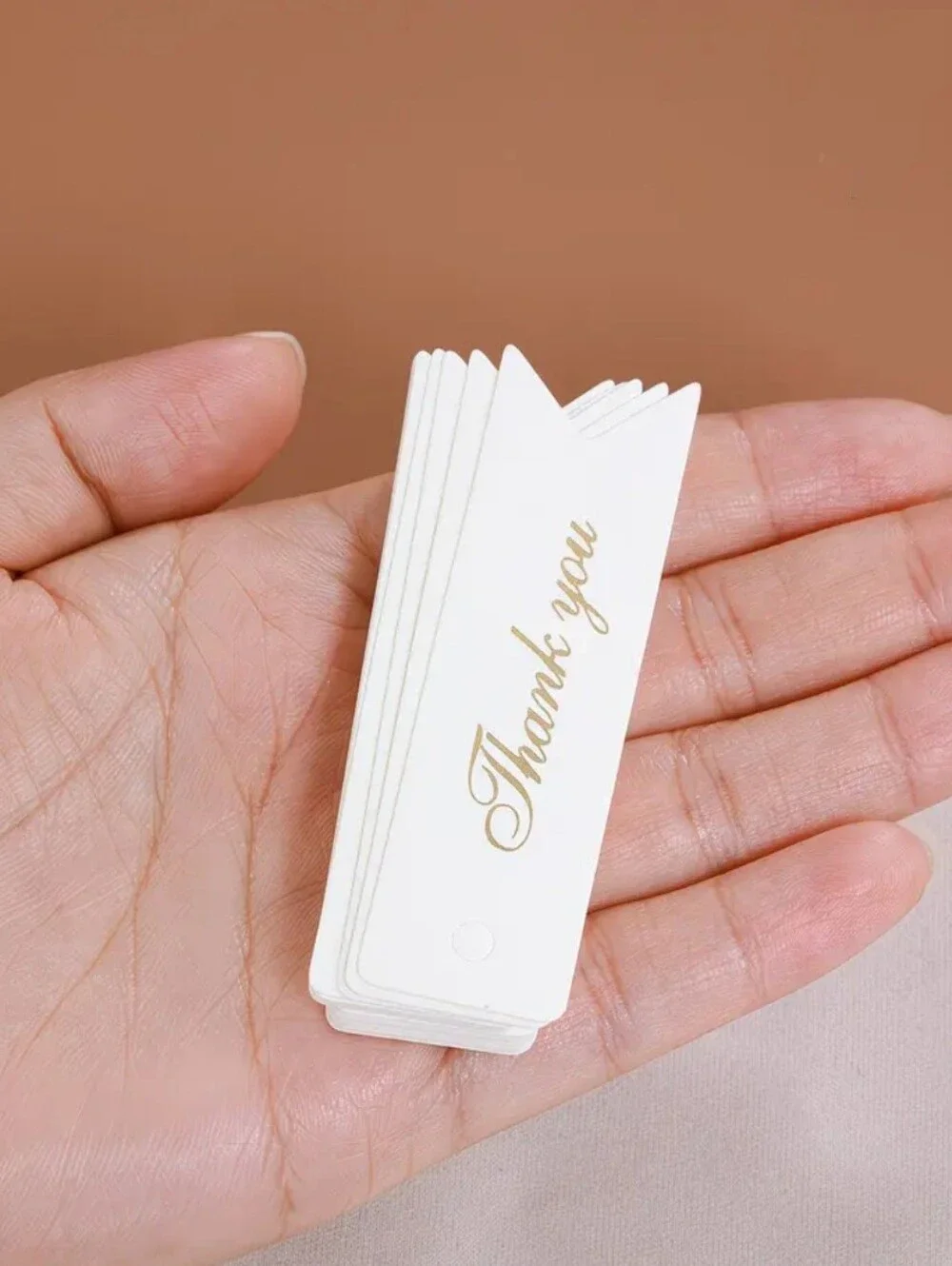 50 Thank You Cards - Black Or White Choose 1